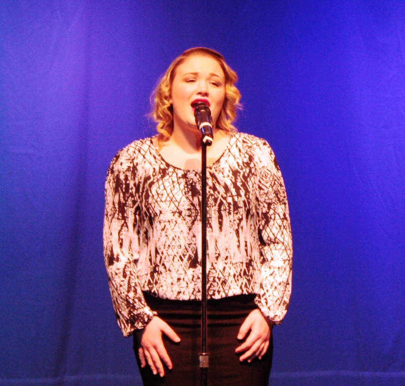 Annalee Paige Singing at a cabaret